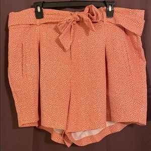 Torrid Polka Dot Tie Shorts
